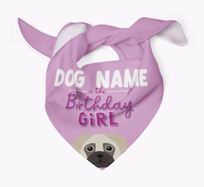 Birthday Girl: Personalised {breedFullName} Bandana